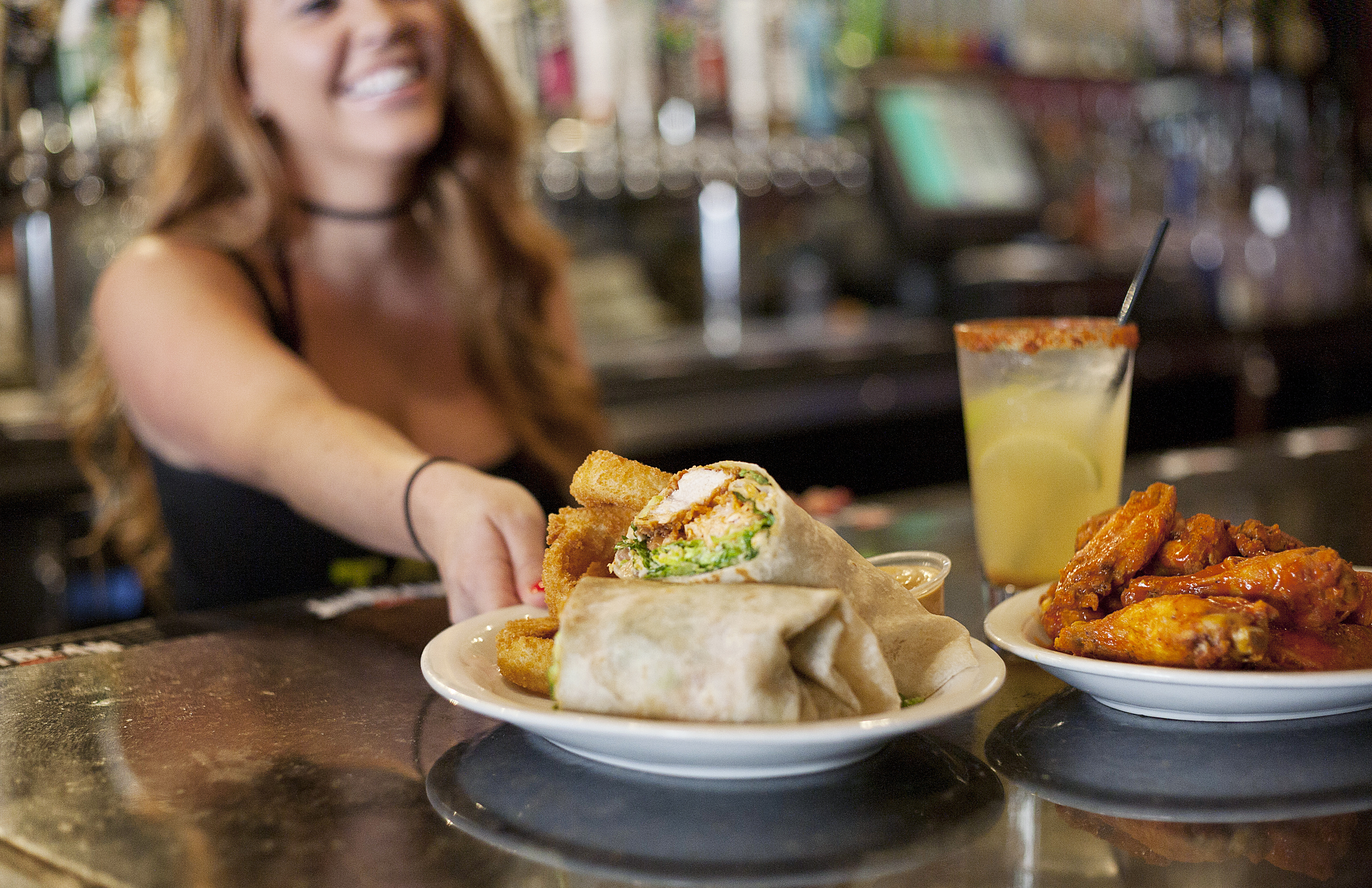 Private event dining setup